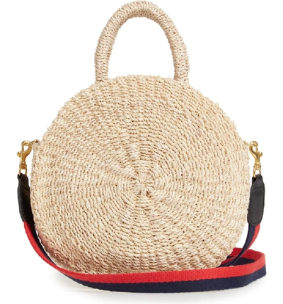 Shop Clare V Moyen Alice Woven Sisal Bag In Cream Cream