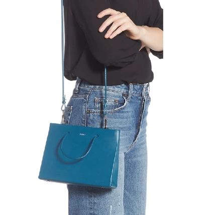 Shop Medea Mini Prima Hanna Leather Bag - Blue In Royal Blue