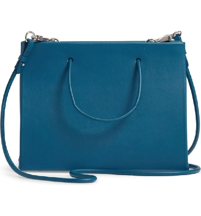 Shop Medea Mini Prima Hanna Leather Bag - Blue In Royal Blue