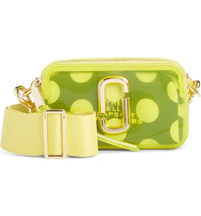 Shop Marc Jacobs The Jelly Snapshot Crossbody Bag - Yellow