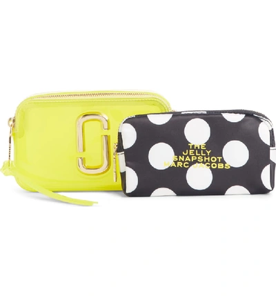 Shop Marc Jacobs The Jelly Snapshot Crossbody Bag - Yellow