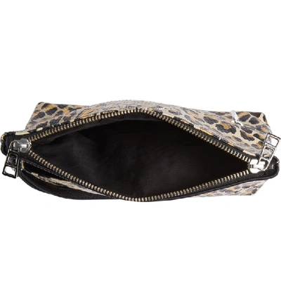 Shop Zadig & Voltaire Rocky Leather Clutch In Multi
