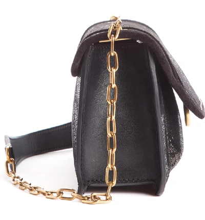 Shop Isabel Marant Skamy Leather Crossbody Bag - Black