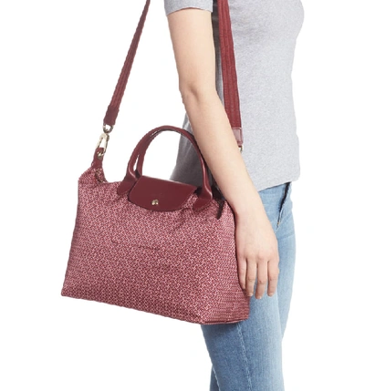 Longchamp Medium Le Pliage Dandy Print Shoulder Bag In Fig ModeSens