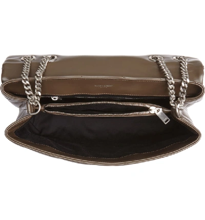 Shop Saint Laurent Medium Loulou Calfskin Leather Shoulder Bag - Brown In Faggio/ Faggio