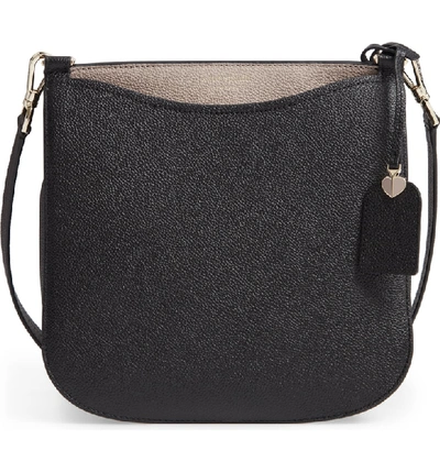 Shop Kate Spade Margaux Large Crossbody Bag In Black/ Warm Taupe