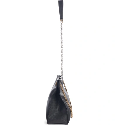 Shop Marc Jacobs Double Link 34 Leather Shoulder Bag - Black