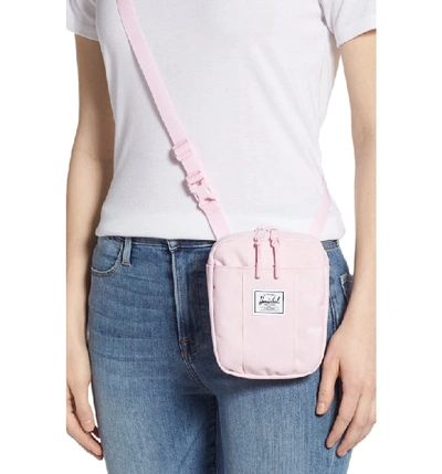 Shop Herschel Supply Co Cruz Crossbody Bag In Pink Lady Crosshatch
