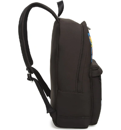 Shop Kenzo Embroidered Tiger Backpack - Black In 99 Black