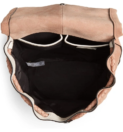 Shop Rag & Bone Loner Leather Backpack - Beige In Nudesuede