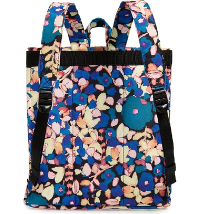 Shop Herschel Supply Co City Mid Volume Backpack - Pink In Paint Floral/tan Synthc Leath