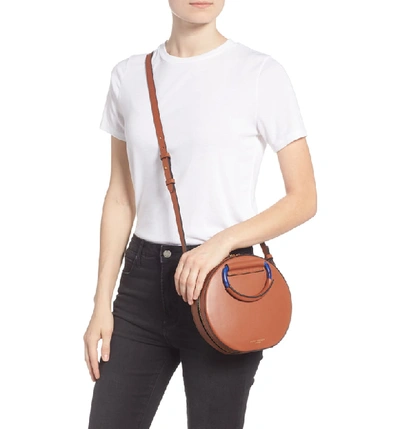 Kurt Geiger Harriet Leather Circle Crossbody Bag In Tan ModeSens