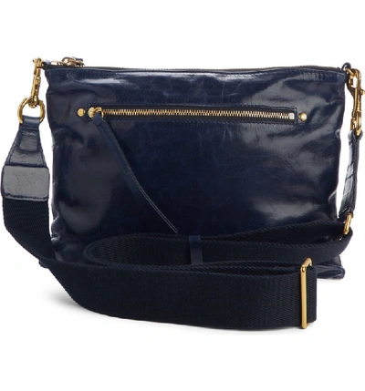 Shop Isabel Marant Nessah Leather Crossbody Bag - Black In Midnight