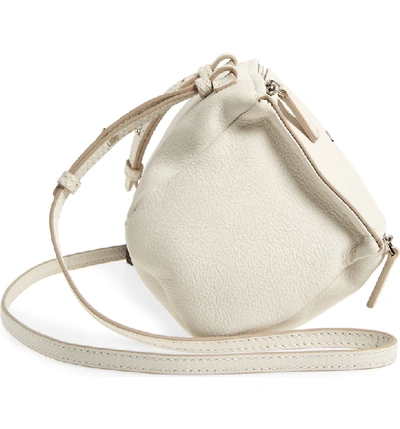 Shop Givenchy 'mini Pandora' Sugar Leather Shoulder Bag In White