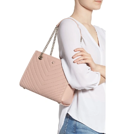 Kate Spade Small Amelia Leather Tote - Pink In Flapper Pink/gold | ModeSens