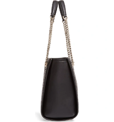 Shop Kate Spade Small Amelia Leather Tote In Black