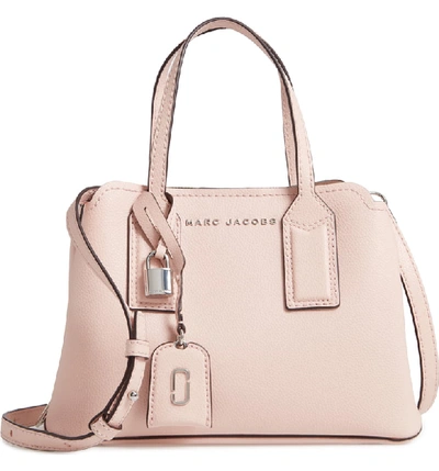 Shop Marc Jacobs The Editor 29 Leather Crossbody Bag - Pink In Pearl Pink