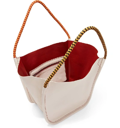 Shop Proenza Schouler Large Calfskin Leather Tote - Ivory In Clay