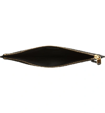 Shop Givenchy Quilted Leather Pouch In Black