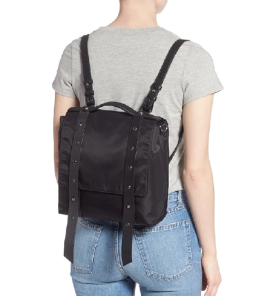 Shop Allsaints Sid Nylon Backpack In Black