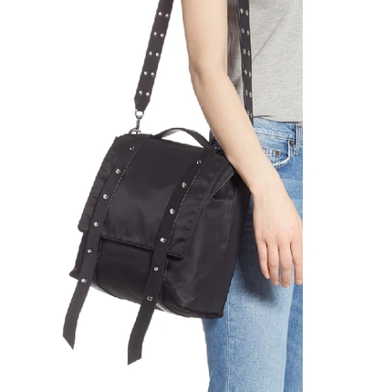 Shop Allsaints Sid Nylon Backpack In Black