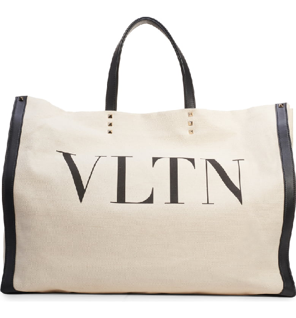 vltn canvas tote