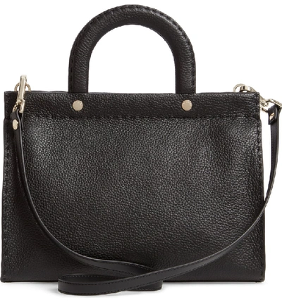 Shop Ted Baker Monicaa Leather Midi Tote - Black