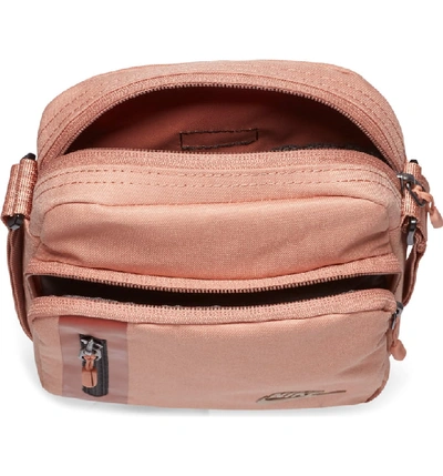 Shop Nike Tech Small Items Bag In Rose Gold/ Dusty Peach