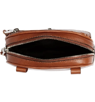 Shop Rebecca Minkoff Blythe Leather Belt Bag - Brown In Acorn