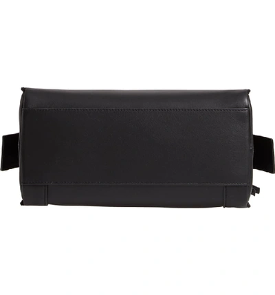 Shop Saint Laurent Baby Cabas East Side Leather Satchel In Noir