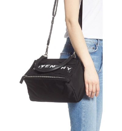 Shop Givenchy Small Pandora Satchel - Black