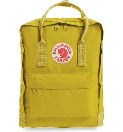 Shop Fjall Raven Kanken Water Resistant Backpack In Birch Green