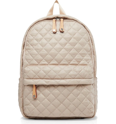Mz Wallace Small Metro Backpack - Ivory In Mushroom