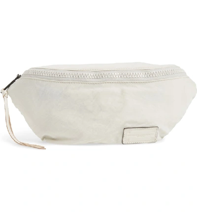 Shop Rebecca Minkoff Nylon Belt Bag - White In Bone