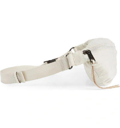 Shop Rebecca Minkoff Nylon Belt Bag - White In Bone