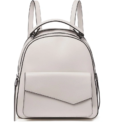 Shop Botkier Cobble Hill Leather Backpack - Grey In Dove