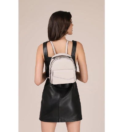 Shop Botkier Cobble Hill Leather Backpack - Grey In Dove