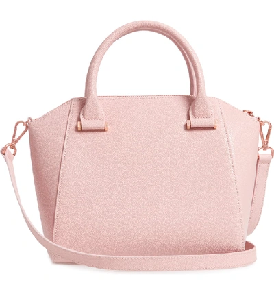 Shop Ted Baker Janne Bow Leather Tote - Pink In Light Pink