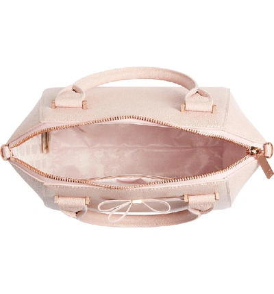 Shop Ted Baker Janne Bow Leather Tote - Pink In Light Pink