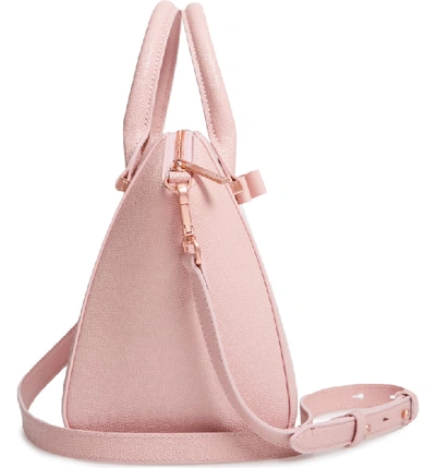 Shop Ted Baker Janne Bow Leather Tote - Pink In Light Pink