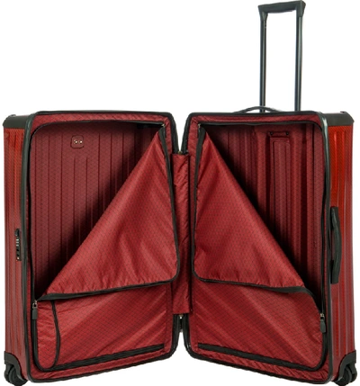 Shop Bric's Venezia 30-inch Hardshell Spinner Suitcase - Red In Ruby