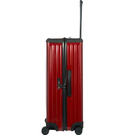 Shop Bric's Venezia 30-inch Hardshell Spinner Suitcase - Red In Ruby
