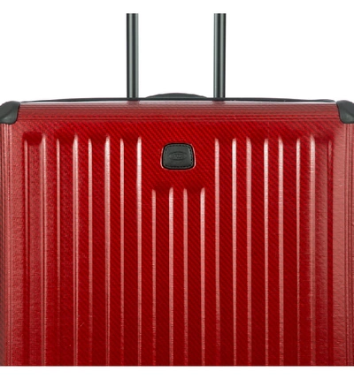 Shop Bric's Venezia 30-inch Hardshell Spinner Suitcase - Red In Ruby