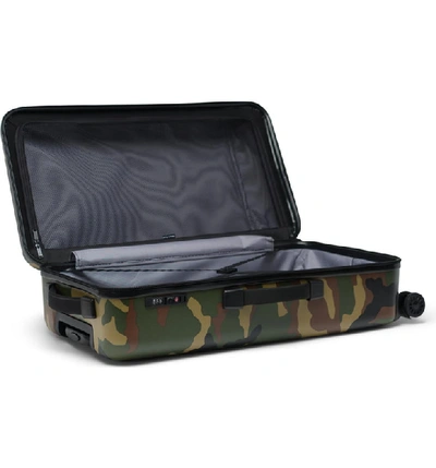 Shop Herschel Supply Co Trade 34-inch Large Wheeled Packing Case In Woodland Camo