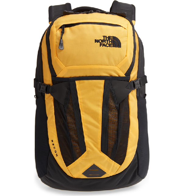 the north face backpack yellow