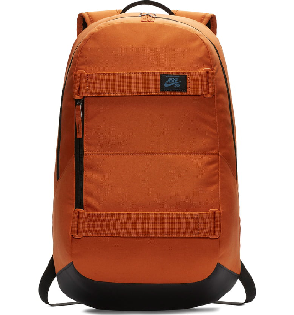 orange nike backpack