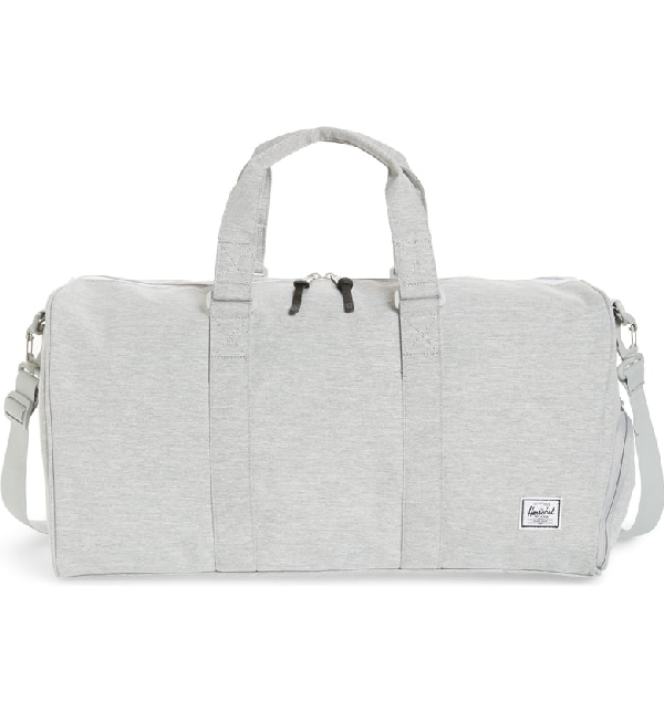 herschel grey duffle bag