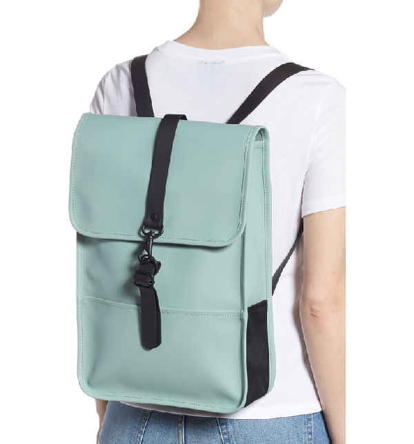 rains backpack mini dusty mint