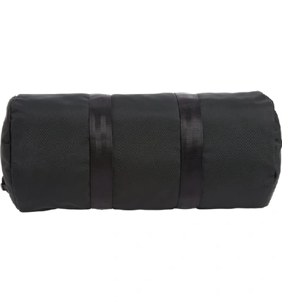 Shop Topo Designs Classic Duffle Bag - Black In Ballistic Black/ Black Leather