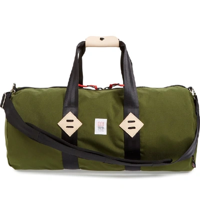 Shop Topo Designs Classic Duffle Bag - Green In Olive